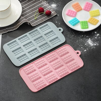 Silicone Chocolate Mold Non-stick cartoon 3D shape Ice Molds Cake Mould Bakeware Baking Tools Kitchen Gadgets candy molds PINK