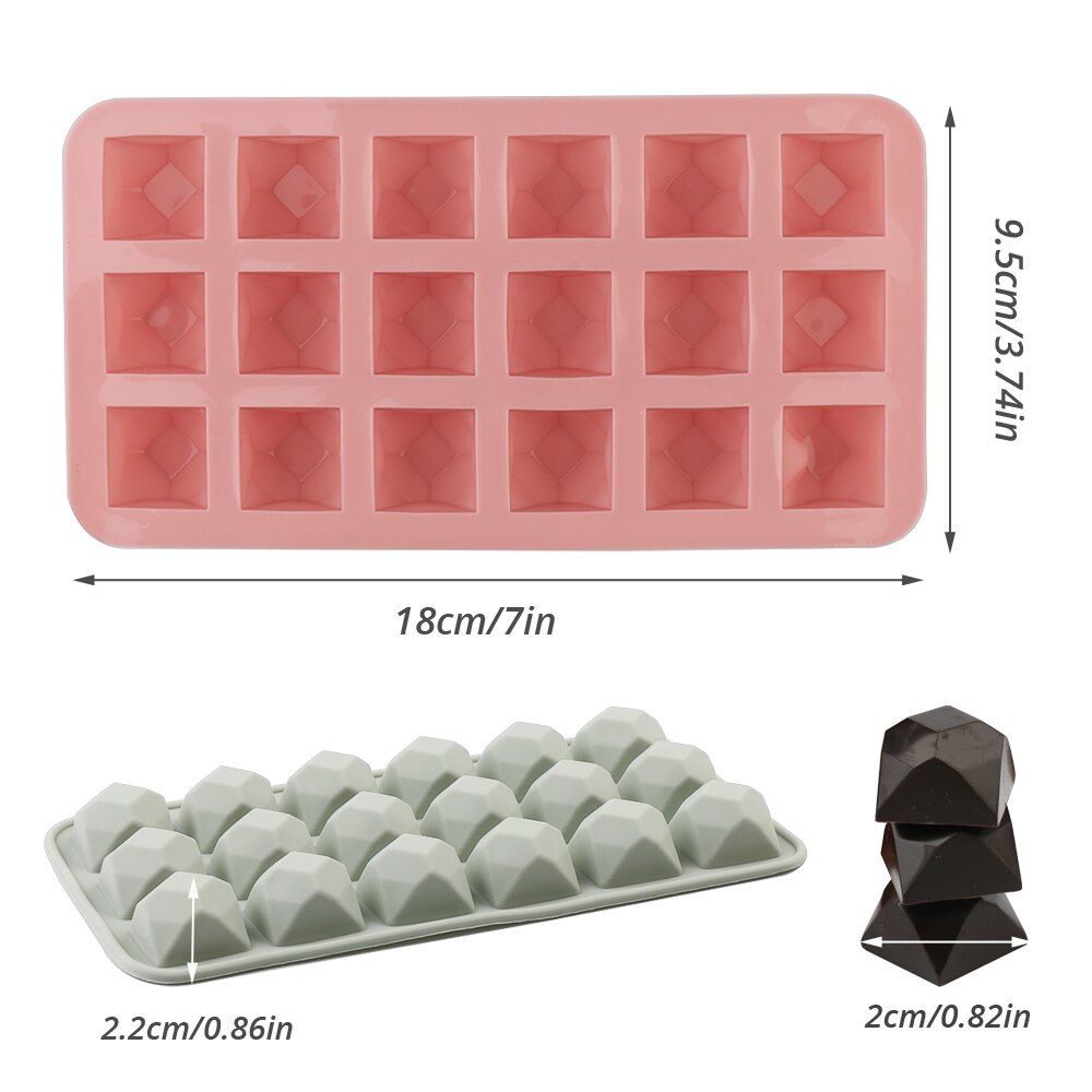 Silicone Chocolate Mold Non-stick cartoon 3D shape Ice Molds Cake Mould Bakeware Baking Tools Kitchen Gadgets candy molds PINK