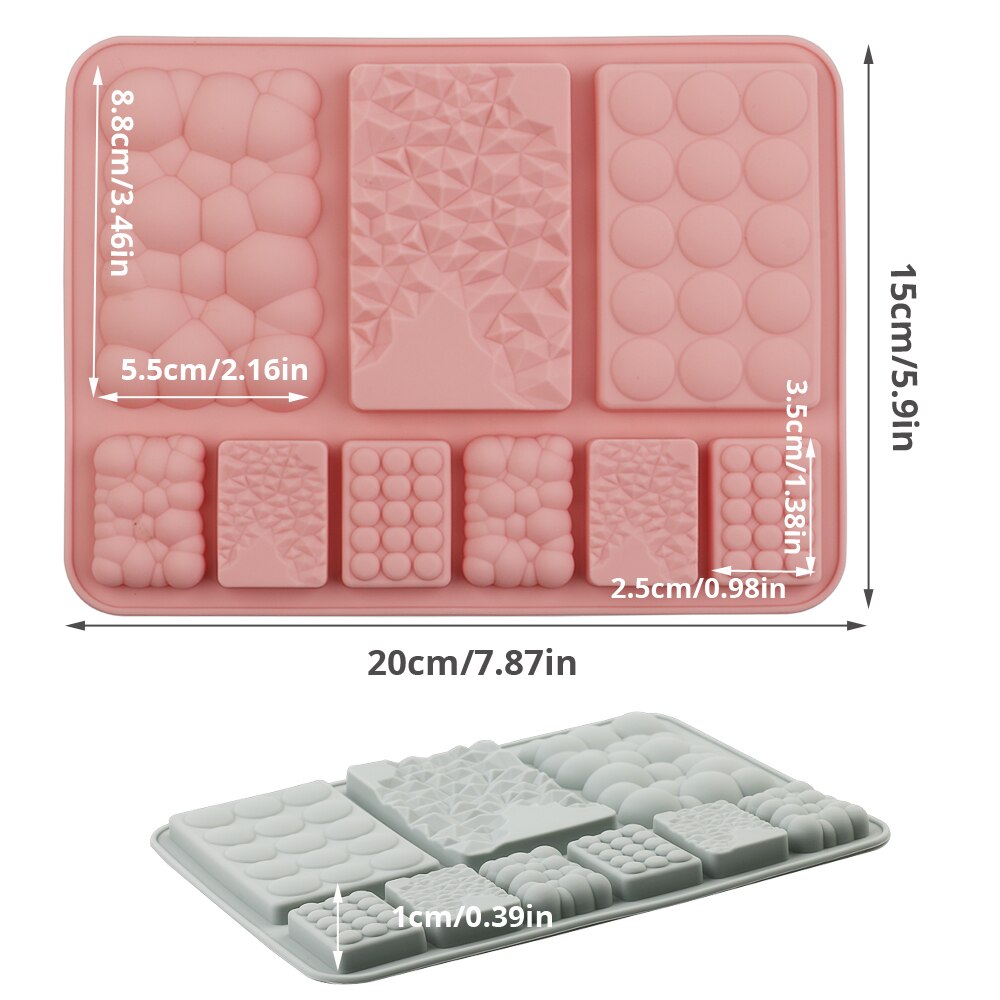 Silicone Chocolate Mold Non-stick cartoon 3D shape Ice Molds Cake Mould Bakeware Baking Tools Kitchen Gadgets candy molds PINK