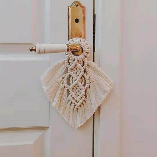 Macrame Door Handle Swing Rope Wall Hanging Decorative Colored for Boho Home Decor Party Supplies Boho Decor For Baby Shower