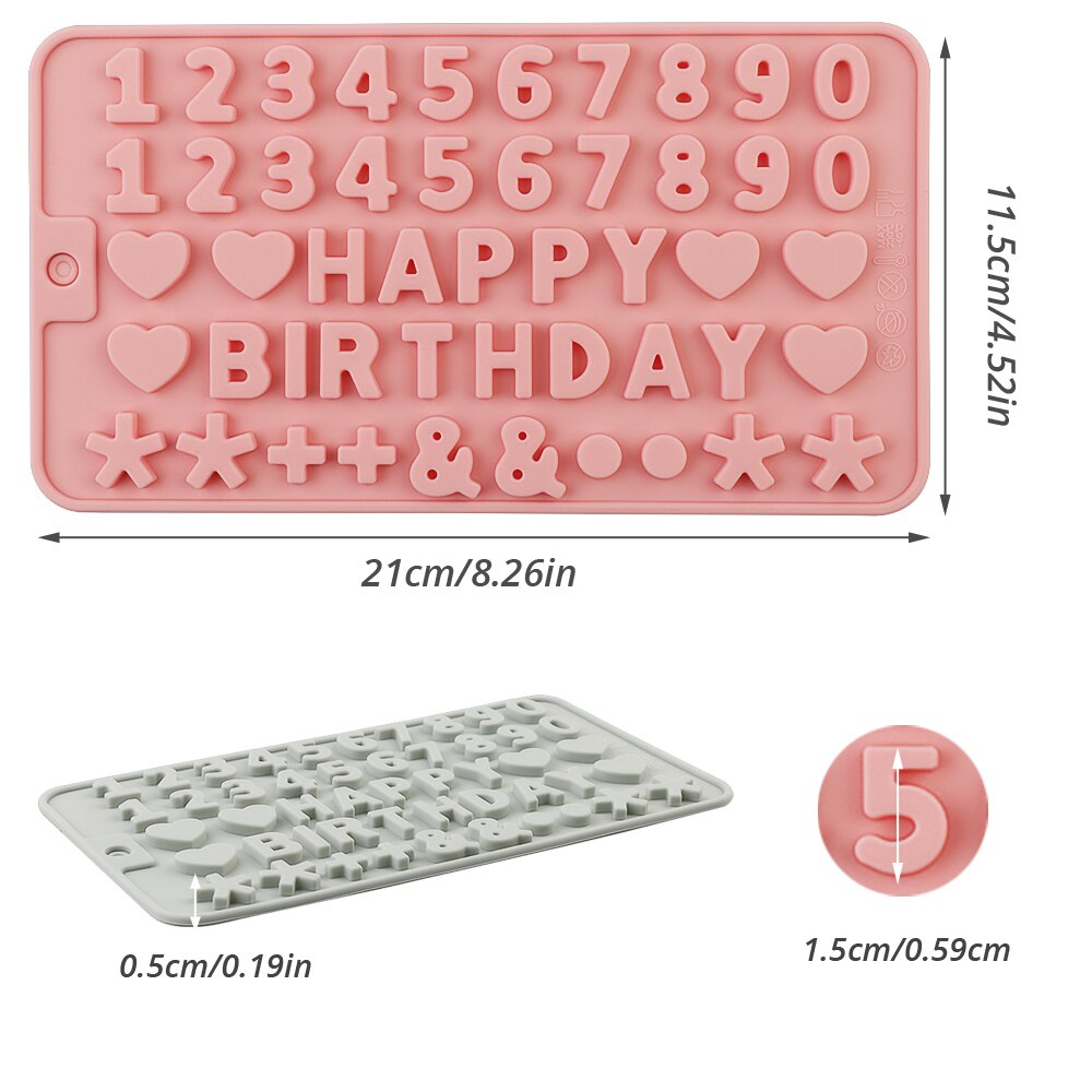 Silicone Chocolate Mold Non-stick cartoon 3D shape Ice Molds Cake Mould Bakeware Baking Tools Kitchen Gadgets candy molds PINK