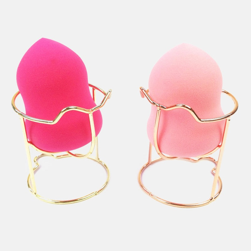 1 pcs Cute Cat Beauty Egg Bracket  Dryer cosmetic Makeup Sponge Gourd Powder Puff Rack  Organizer Box Shelf Holder storage Tools